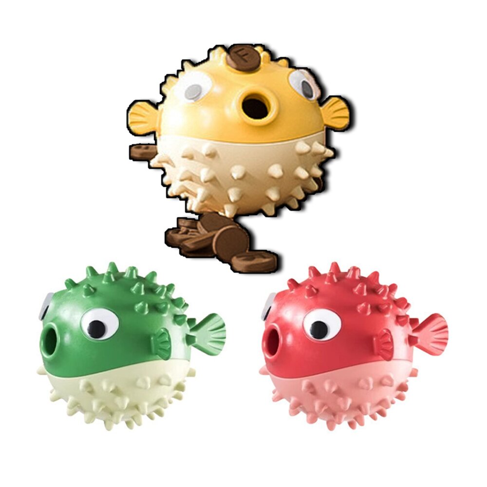 26607357099-RU河豚 寵物益智遊戲玩具 漏食玩具 益智玩具 狗玩具 球球 狗 寵物毛掌櫃寵物店