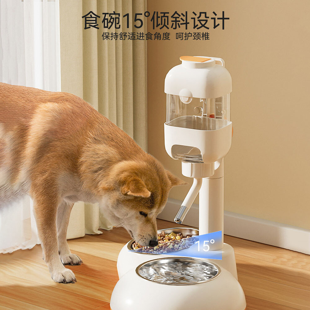GRAC 站立雙碗 立式寵物飲水器 雙碗 自動餵食器 寵物碗 狗碗 貓碗 飲水器 水碗 飼料碗毛掌櫃寵物店-圖片-5