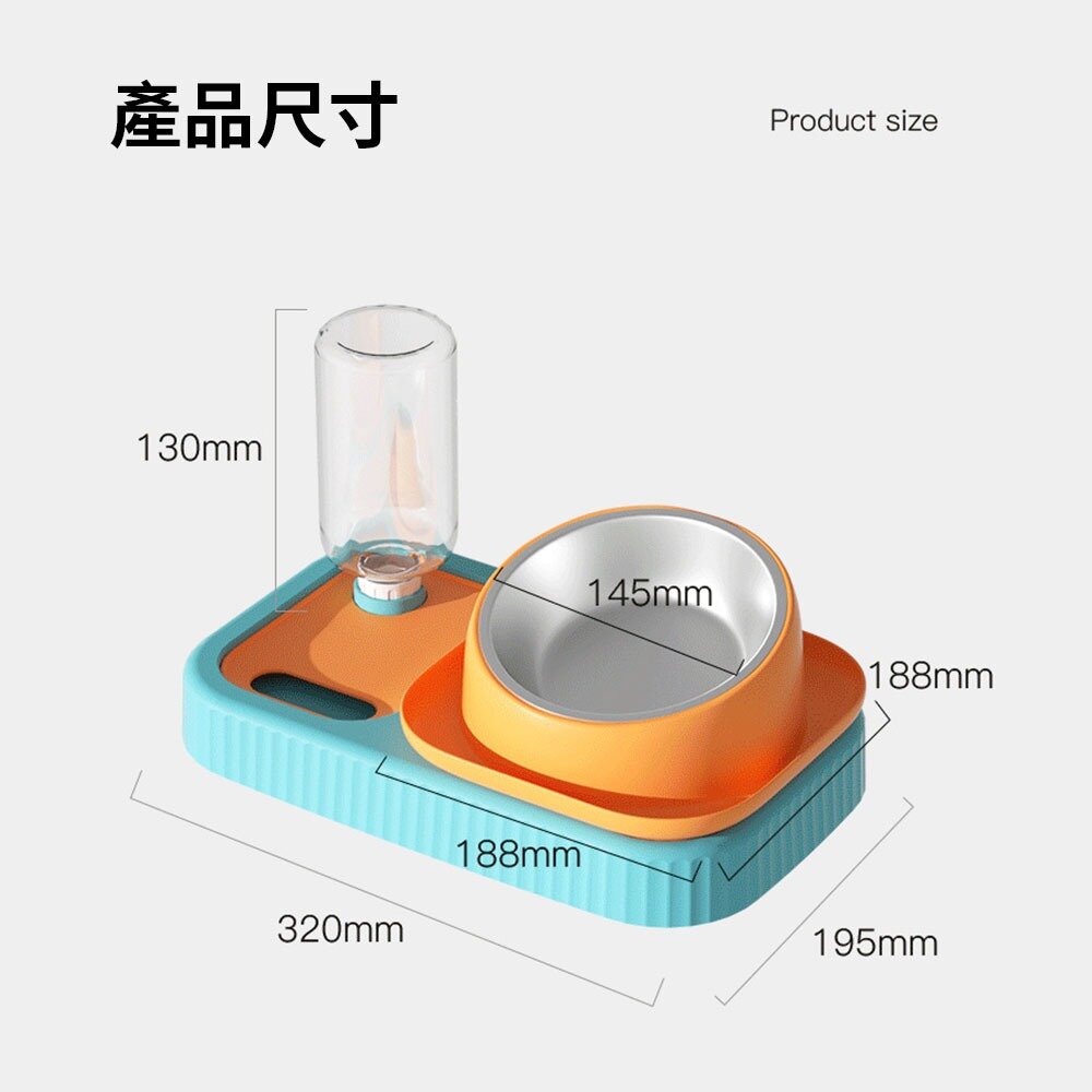PETBOWL 慢食水瓶 慢食碗 水瓶 寵物碗 不鏽鋼碗 防蟻碗 碗 貓碗 狗碗毛掌櫃寵物店-圖片-7