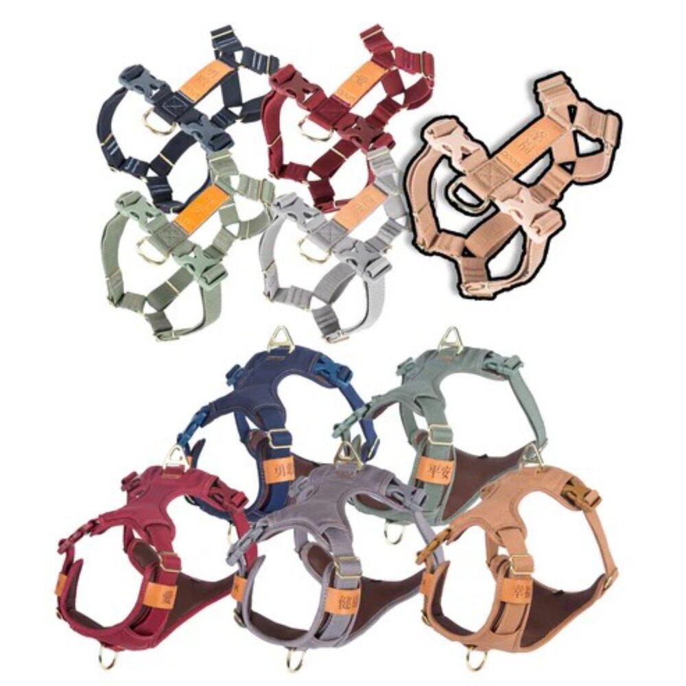 27124171442-PPARK Vintage H型胸背帶 CoolFit3扣H胸背帶 寵物 胸背帶 貓咪 胸背帶 外出用品毛掌櫃寵物店