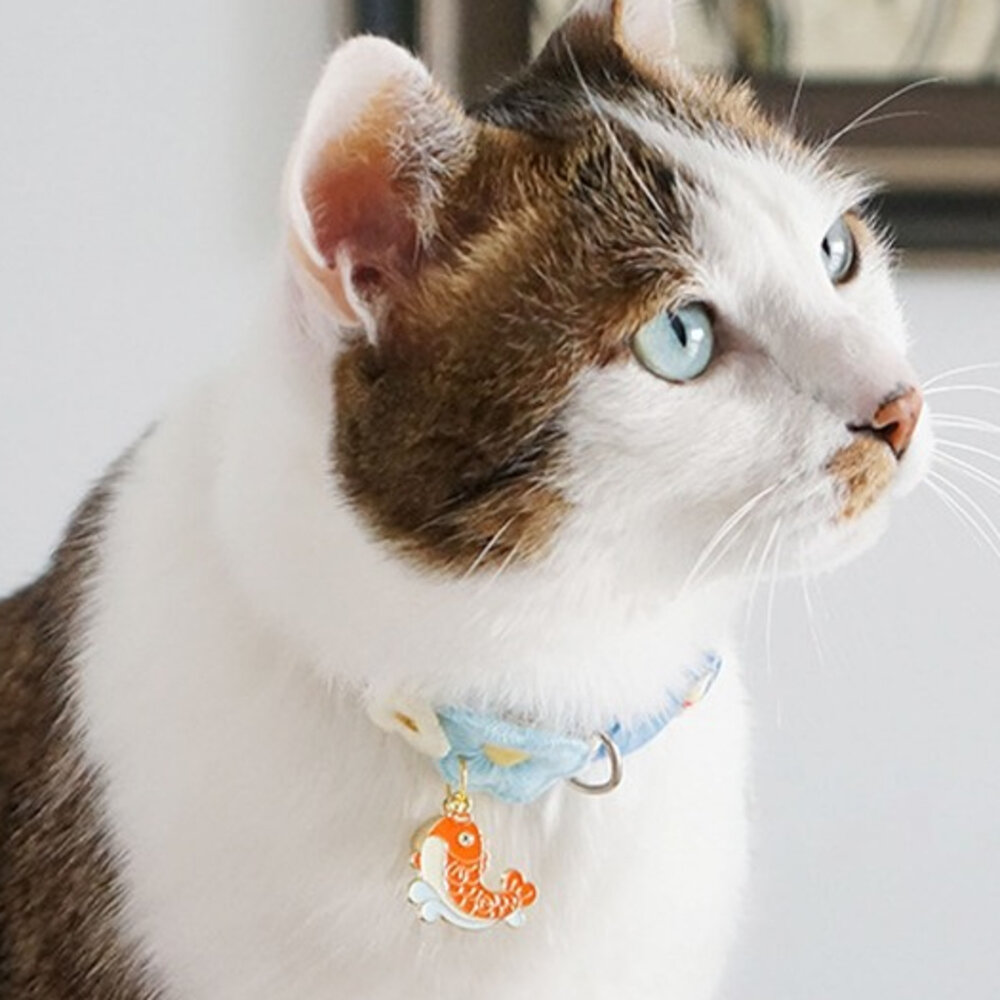 TQC 貓項圈 狗項圈 寵物項圈 貓咪項圈 和風項圈 日式項圈 小型犬項圈 可調整項圈 造型項圈 安全項圈毛掌櫃寵物店-圖片-5
