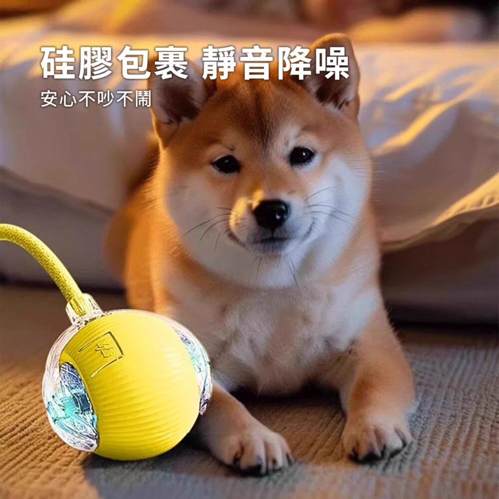 RFC 電動貓狗寵物玩具 狗狗玩具 自嗨解悶 逗狗神器 逗貓球 電動貓玩具 貓咪玩具 自動逗貓球 引力滾滾球 智能逗-圖片-3
