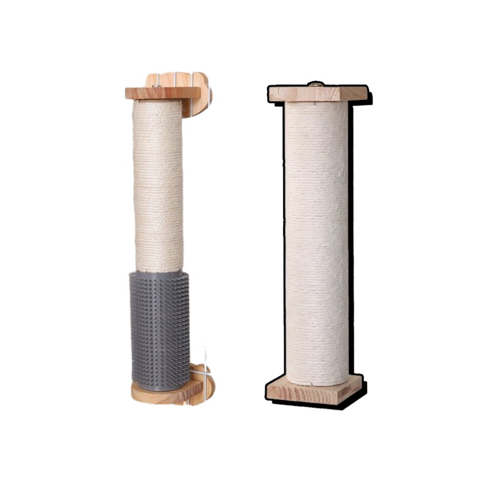 28417982079-SHZ 貓咪抓柱 掛籠麻繩抓柱 麻繩抓柱 貓磨爪 耐抓耐磨 貓抓柱 貓籠配件 貓抓板毛掌櫃寵物店