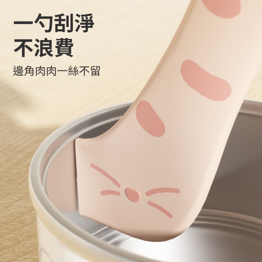 ZYG 貓耳貓尾 罐頭蓋 罐頭勺 寵物罐頭保鮮蓋 寵物罐頭勺 罐頭密封蓋 貓尾巴開罐器 罐頭矽膠蓋毛掌櫃寵物店-圖片-5