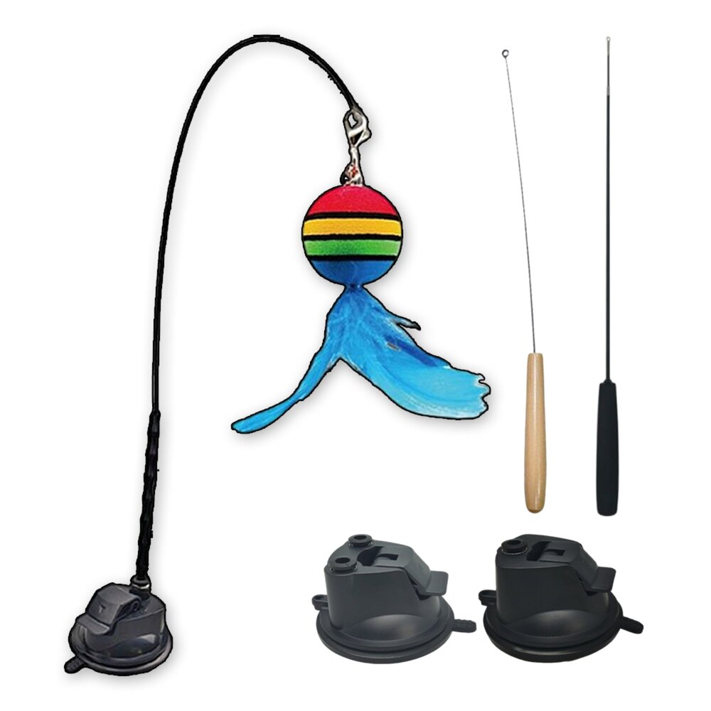 29267804219-HF 吸盤式逗貓棒 伸縮逗貓棒 彈力逗貓棒 逗貓桿 伸縮寵物玩具 貓玩具 可伸縮 逗貓棒 猫咪玩具毛掌櫃寵物店