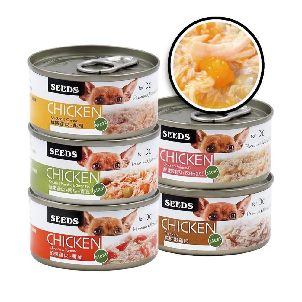 4080268914-愛狗天然食 CHICKEN 惜時 SEEDS 罐頭 狗罐頭 副食罐 狗狗罐頭 狗罐毛掌櫃寵物店