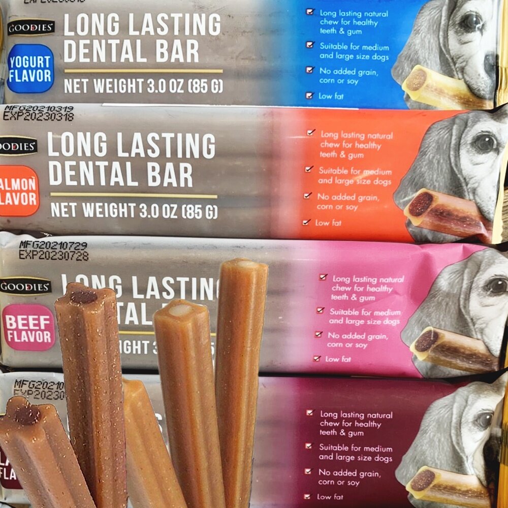 GOODIES 潔牙骨 耐嚼 耐嚼型潔牙棒 潔牙骨 寵物零食 狗零食毛掌櫃寵物店-圖片-1