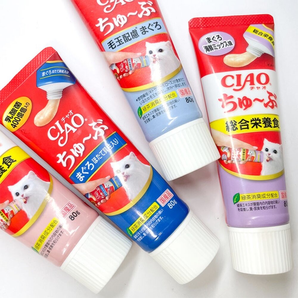 日本 CIAO 啾嚕肉泥膏 乳酸菌 胖胖瓶 膏狀 啾嚕肉泥 肉泥 貓零食毛掌櫃寵物店-圖片-1