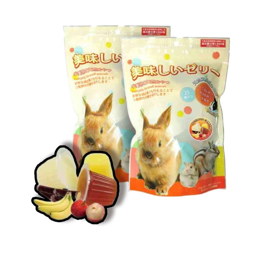 5068371404-Pet Village 魔法村 小動物果凍 水果果凍 蜜袋鼯 兔子 天竺鼠 小寵 小動物零食毛掌櫃寵物店