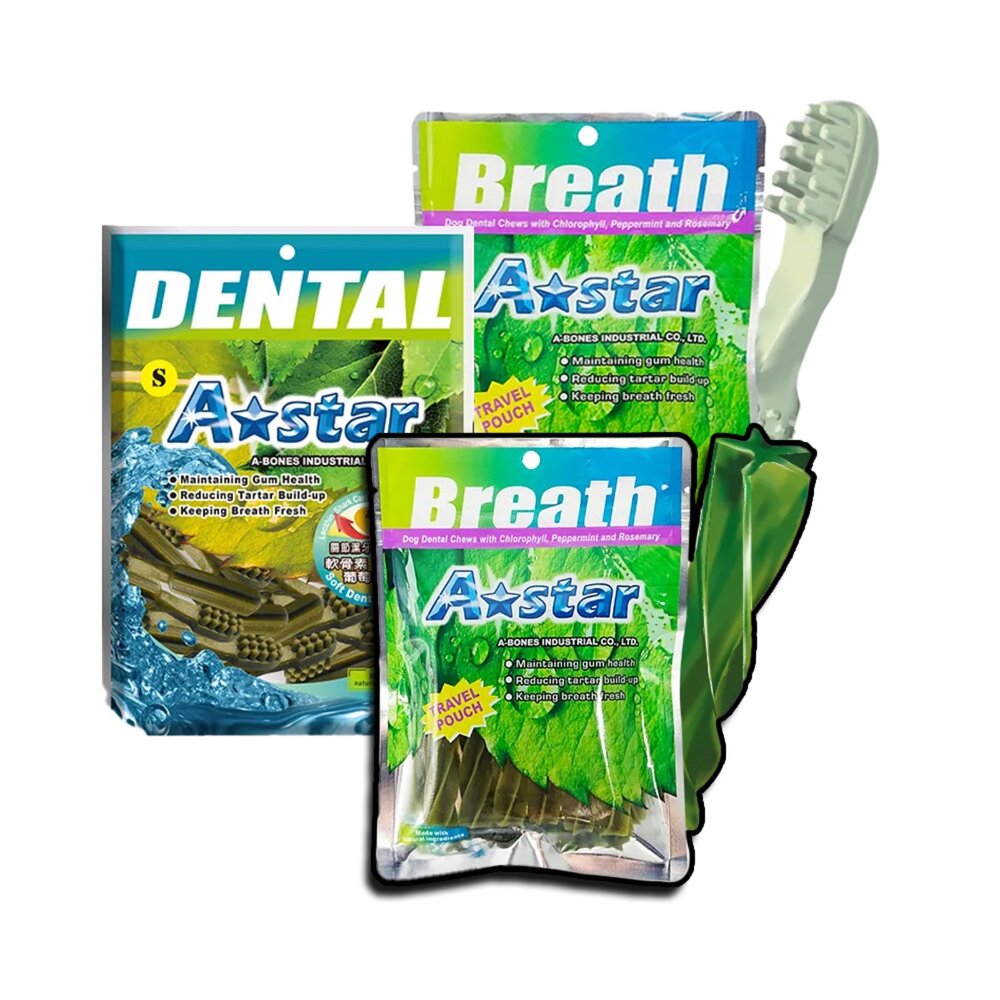 5243826222-AStar 潔牙骨 大包裝 255g 狗潔牙骨 潔牙棒 耐咬零食 磨牙 耐咬棒 狗零食毛掌櫃寵物店