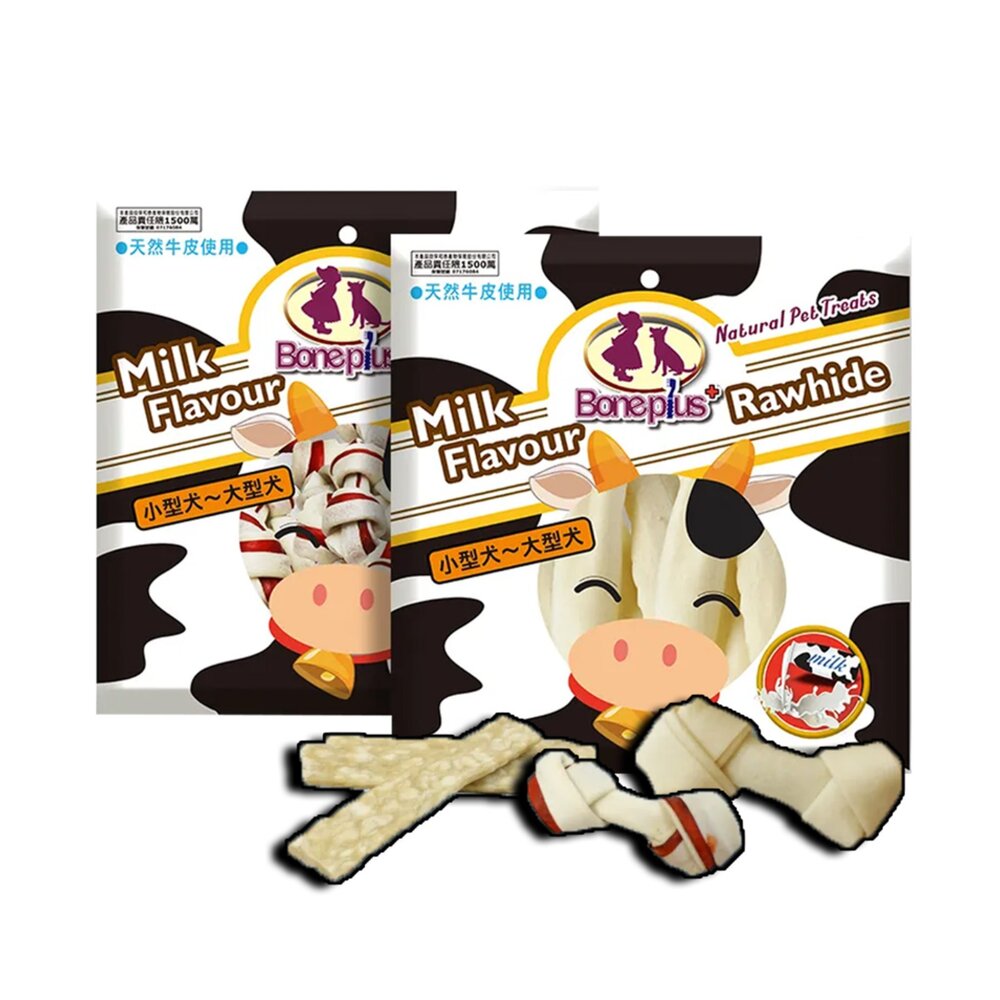 6267943588-Pet Village 魔法村 PV 天然牛奶牛皮骨 牛皮骨 潔牙骨 磨牙 耐咬棒毛掌櫃寵物店