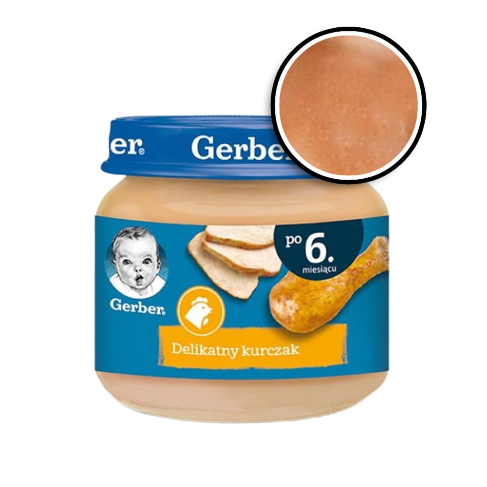 6658495899-嘉寶 雞肉泥波蘭製 Gerber雞肉泥 80g 嘉 幼犬雞肉泥 狗罐頭毛掌櫃寵物店