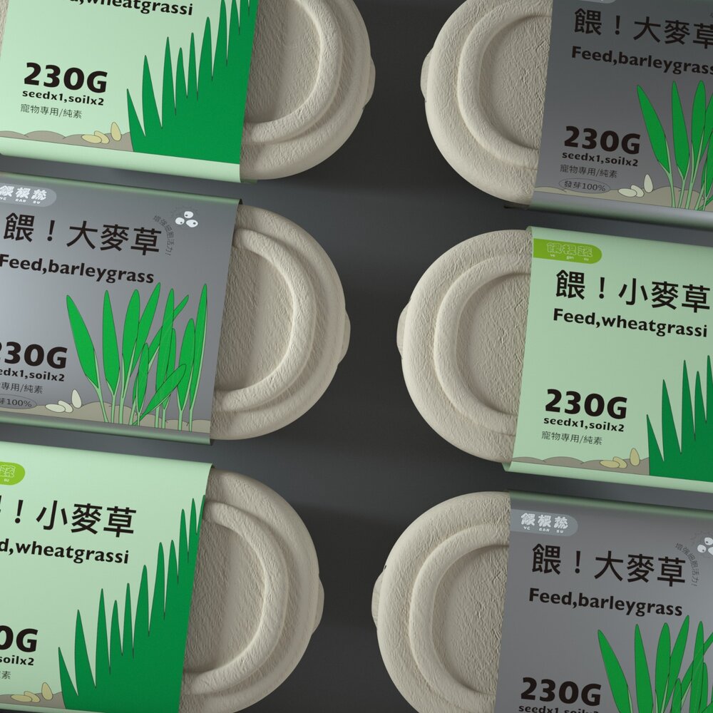 餵根蔬 Vegansu 餵 小麥草 大麥草 天然鮮食 化毛 貓草 貓薄荷 貓零食毛掌櫃寵物店-圖片-2