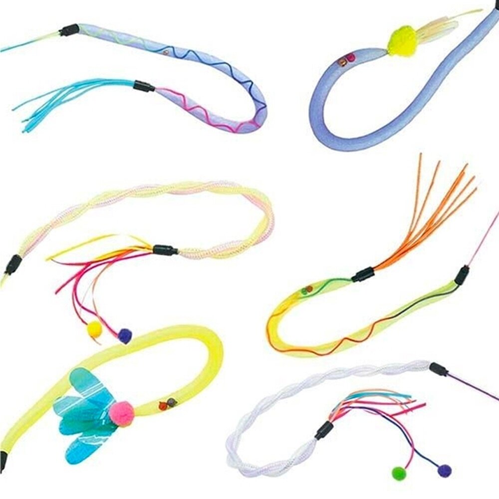 寵愛物語 貓玩具Amy Carol 彈力網系列 逗貓棒 彈力逗貓棒 貓咪逗貓棒 貓玩具 玩具毛掌櫃寵物店-圖片-1