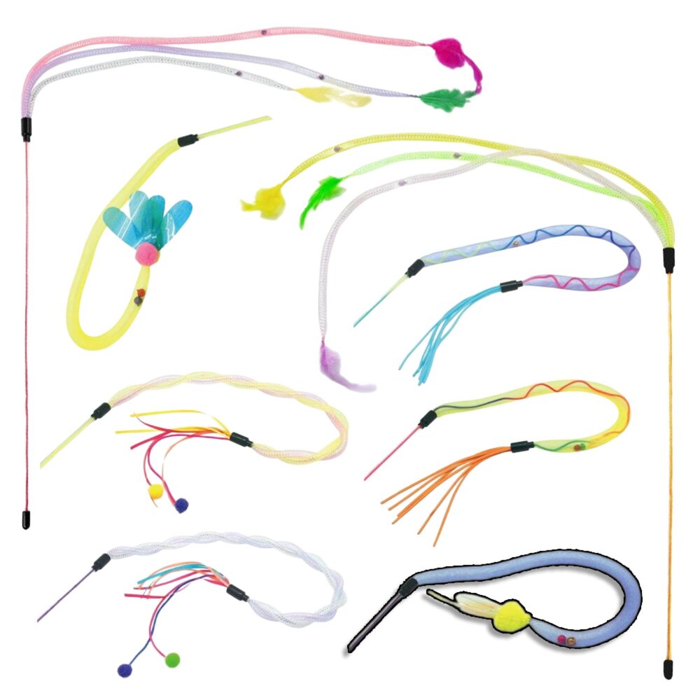 7556037791-寵愛物語 貓玩具Amy Carol 彈力網系列 逗貓棒 彈力逗貓棒 貓咪逗貓棒 貓玩具 玩具毛掌櫃寵物店