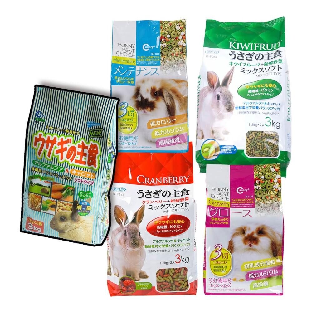 7778725630-Canary 幼免 室内免專用飼料 兔子主食 兔子飼料 兔子乾糧 幼兔專用 小動物毛掌櫃寵物店