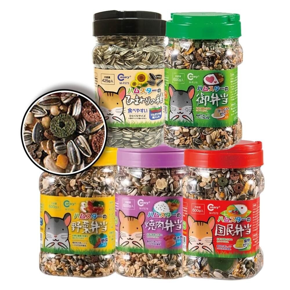 8012198570-canary 荷蘭鼠的便當 650g 國民便當 哈姆太郎 葵花子 燒肉便當 倉鼠飼料 小寵主食 小動物毛掌櫃寵物店