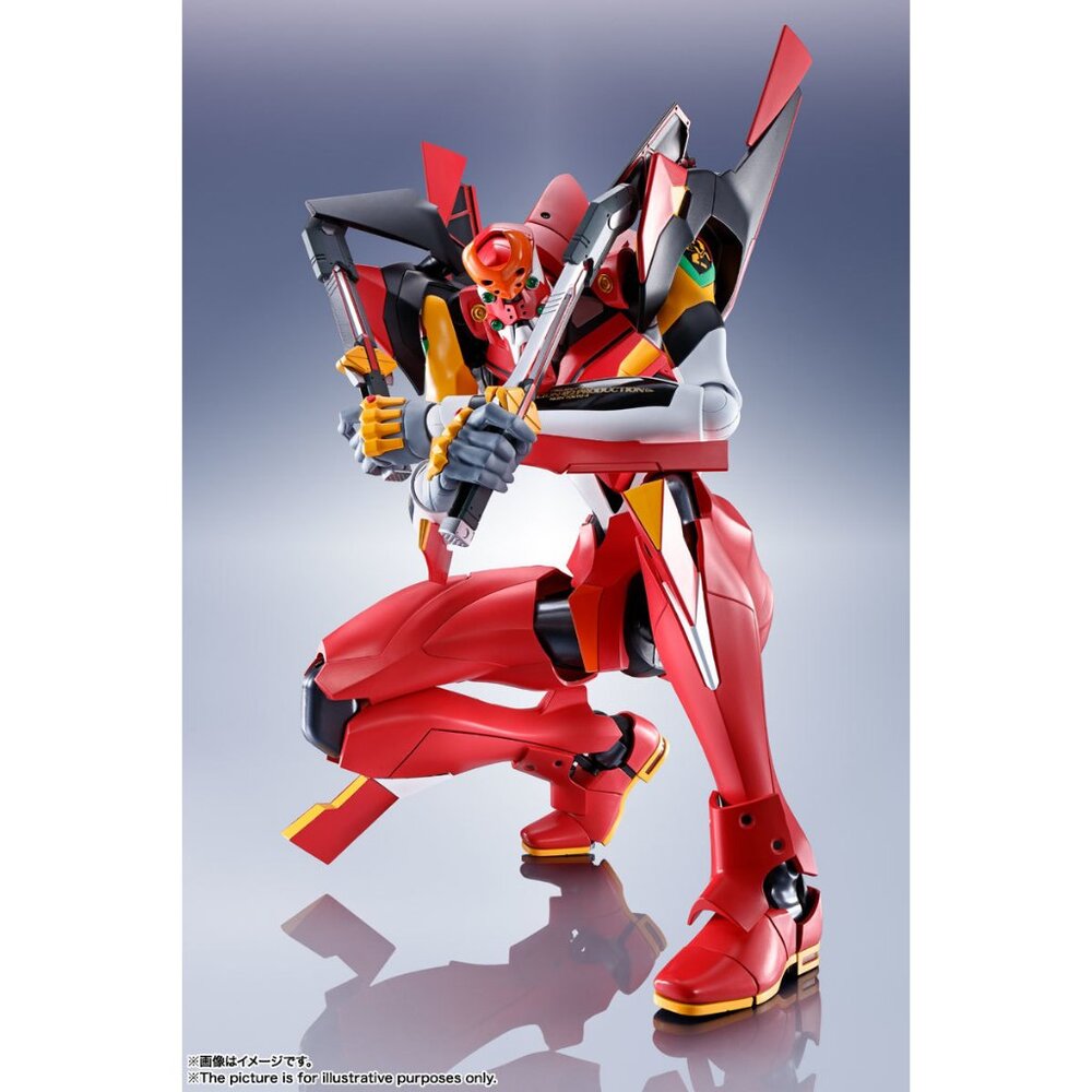 現貨 DYNACTION 二號機 新世紀福音戰士 汎用人形決戰兵器 貳號機 全新 正版 BANDAI 可動 公仔-圖片-4