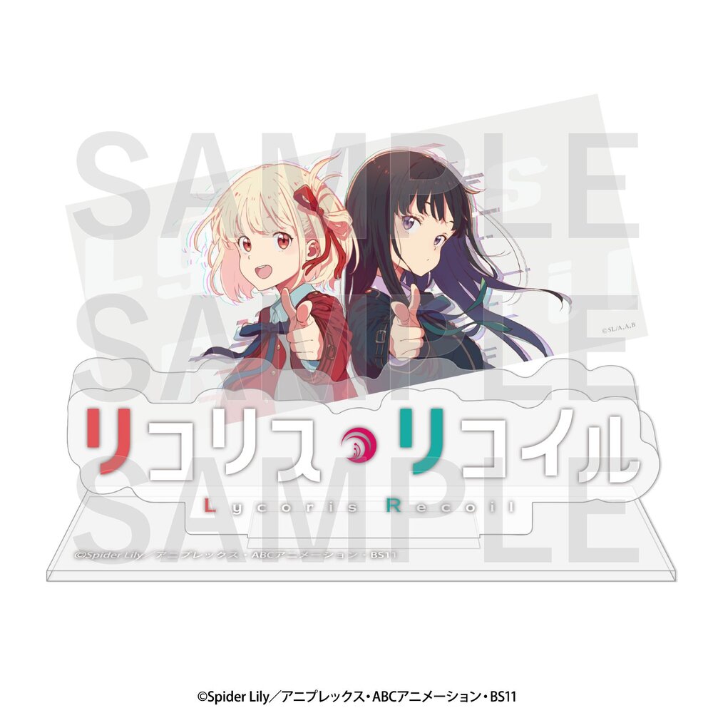 現貨 壓克力立牌 莉可麗絲 LOGO 壓克力塊 全新 正版 EDITH 錦木千束 井之上瀧奈 動漫周邊 公仔-圖片-2