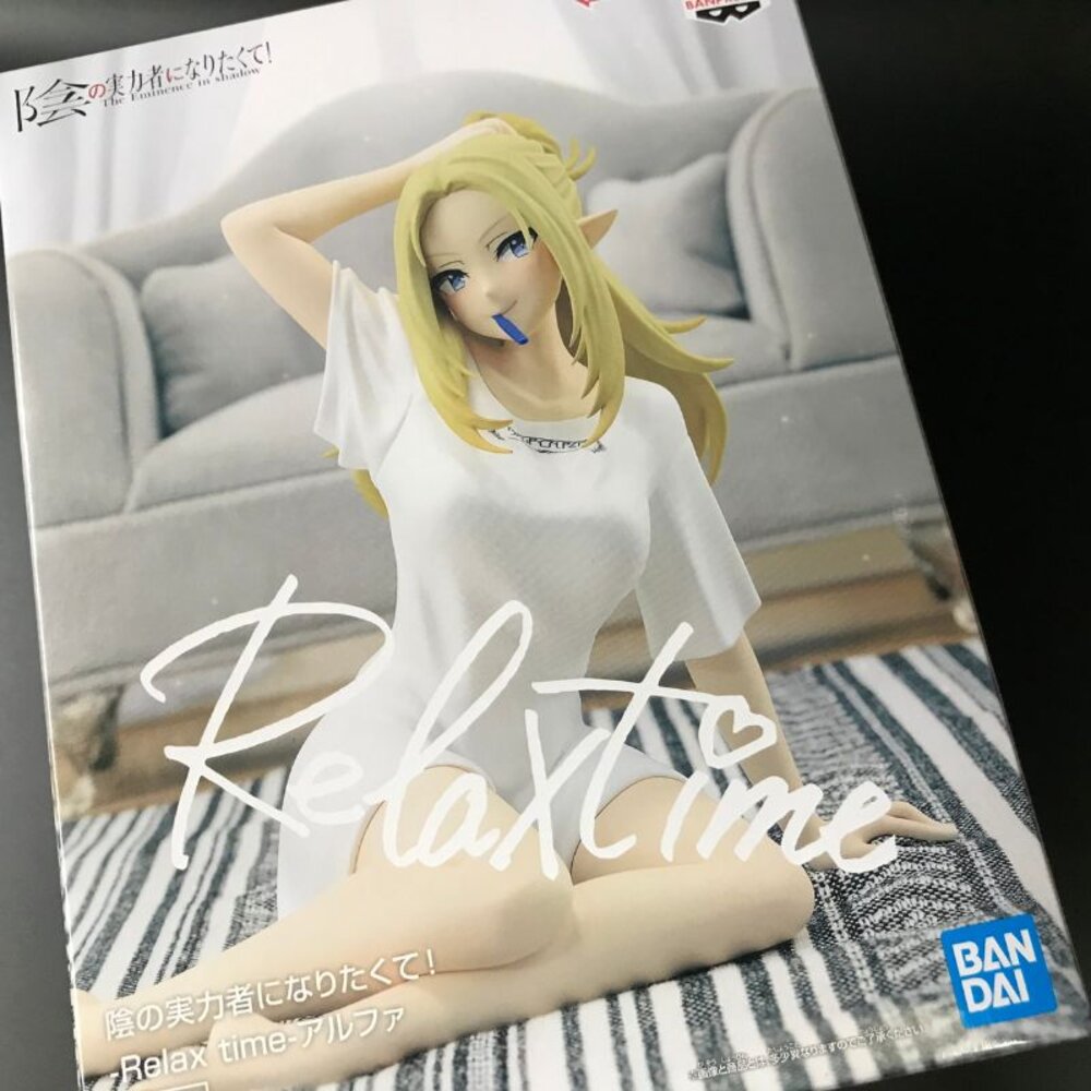 240804153805-現貨 日版 景品 阿爾法 我想成為影之強者 全新 正版 BANPRESTO RELAX TIME 公仔