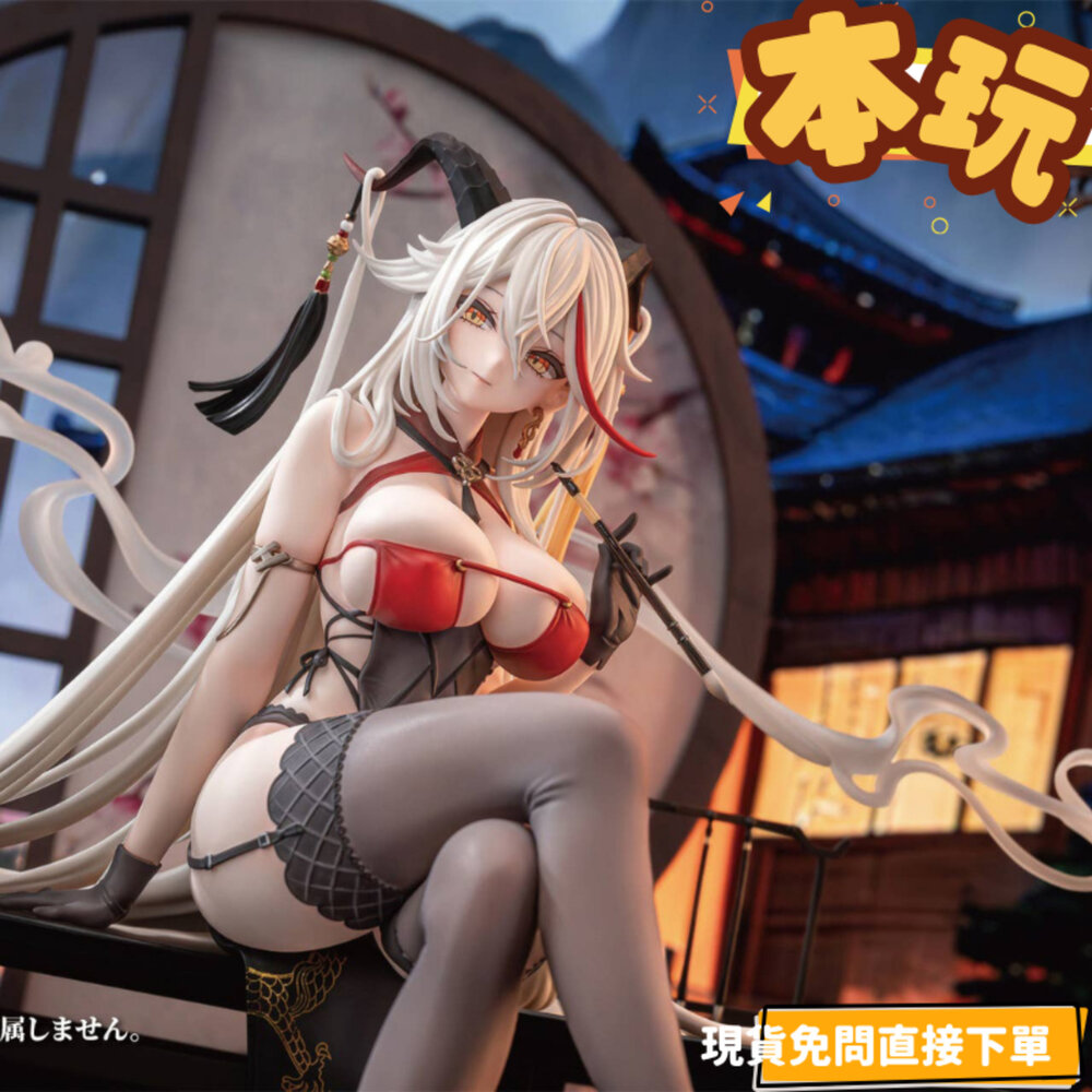 240810165647-全新 現貨 埃格妮絲 埃吉爾 碧藍航線 正版 ANIGAME PVC 金龍騰祥雲 1/6 公仔