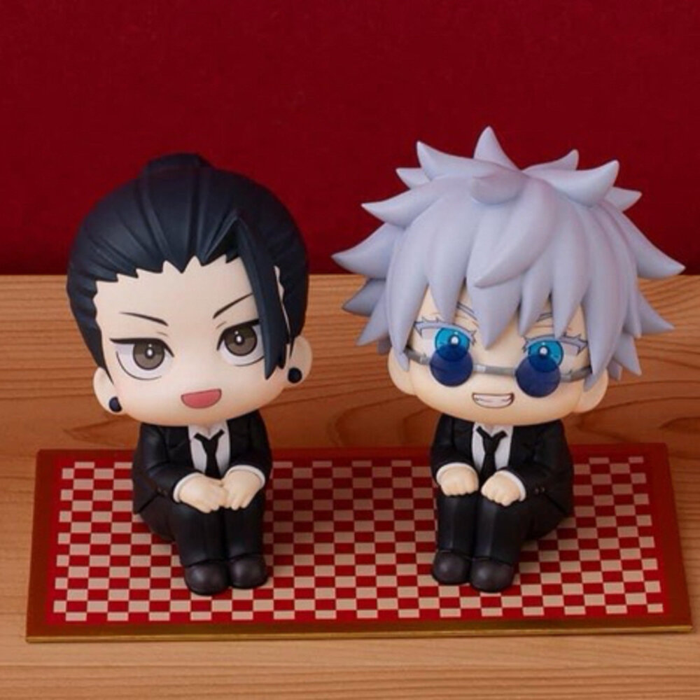 現貨 LOOK UP 五條悟 夏油傑 套組 特典 咒術迴戰 全新 正版 MEGAHOUSE Q版 抬頭 公仔-圖片-2