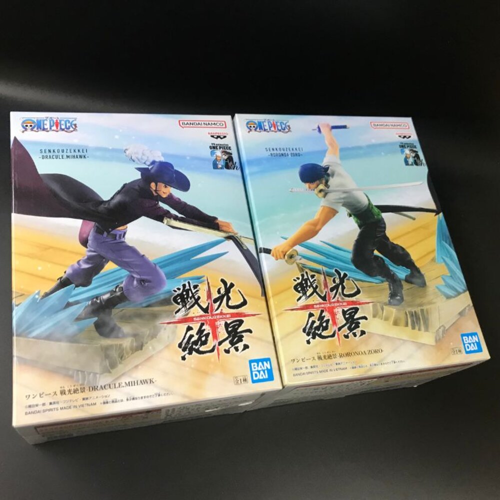 241225183504-現貨 金證 日版 景品 套組 索隆 鷹眼 航海王 全新 正版 BANPRESTO 戰光絕景 海賊 公仔