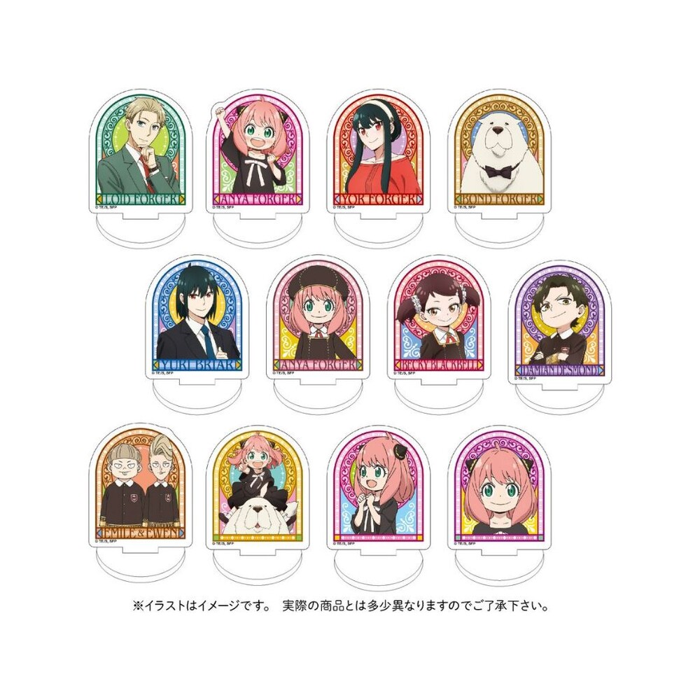 現貨 動漫周邊 壓克力立牌 間諜家家酒 盲抽未拆 全新 正版 ENSKY 安妮亞 約兒 洛伊德 彭德-圖片-1