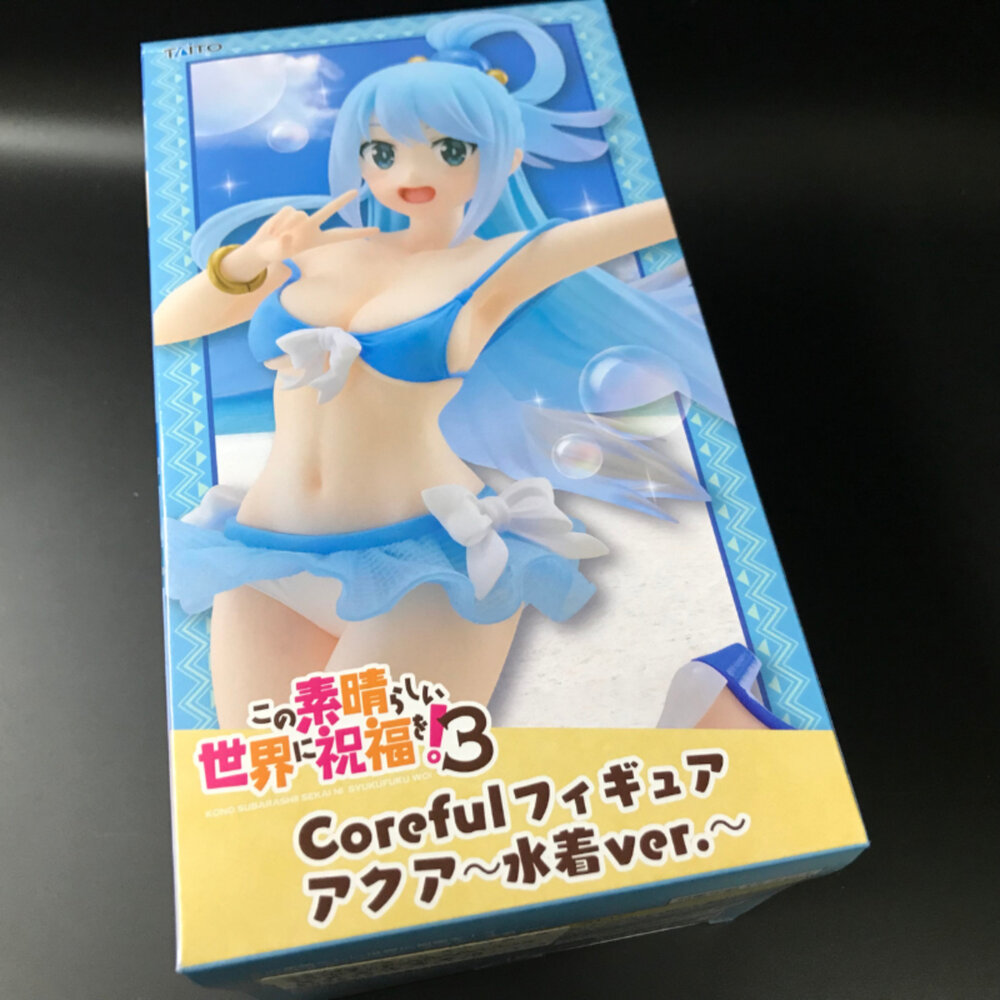 250120183403-現貨 景品 阿克婭 為美好世界獻上祝福 全新 正版 TAITO COREFUL 泳裝 公仔
