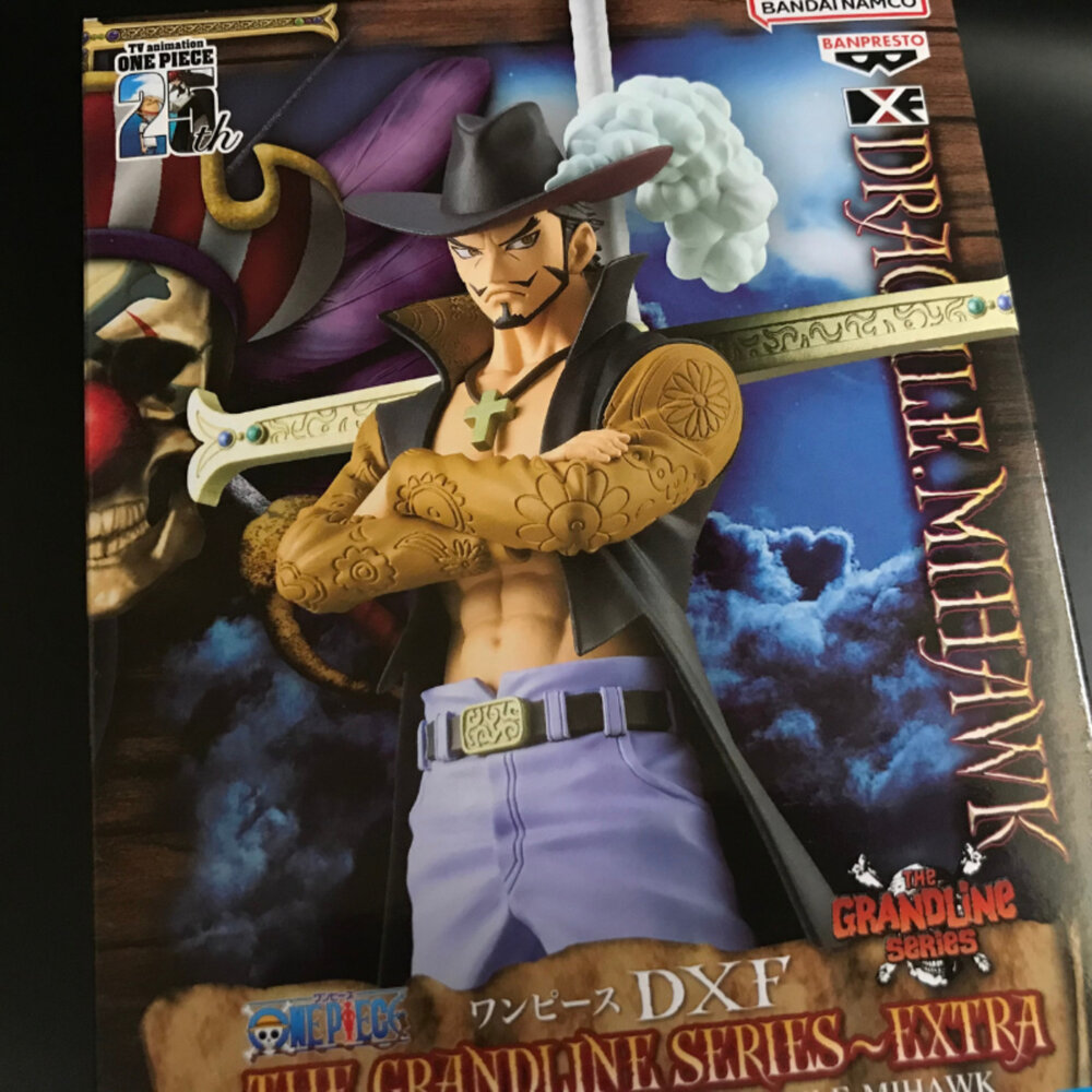 250319153009-現貨 日版 金證 景品 鷹眼 航海王 全新 正版 DXF 萬代 喬拉可爾·密佛格 海賊 公仔