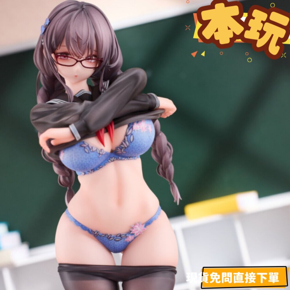 250408164737-現貨 不想上體育課的反差眼鏡妹 全新 正版 尤雅 Uya 1/6 PVC 公仔