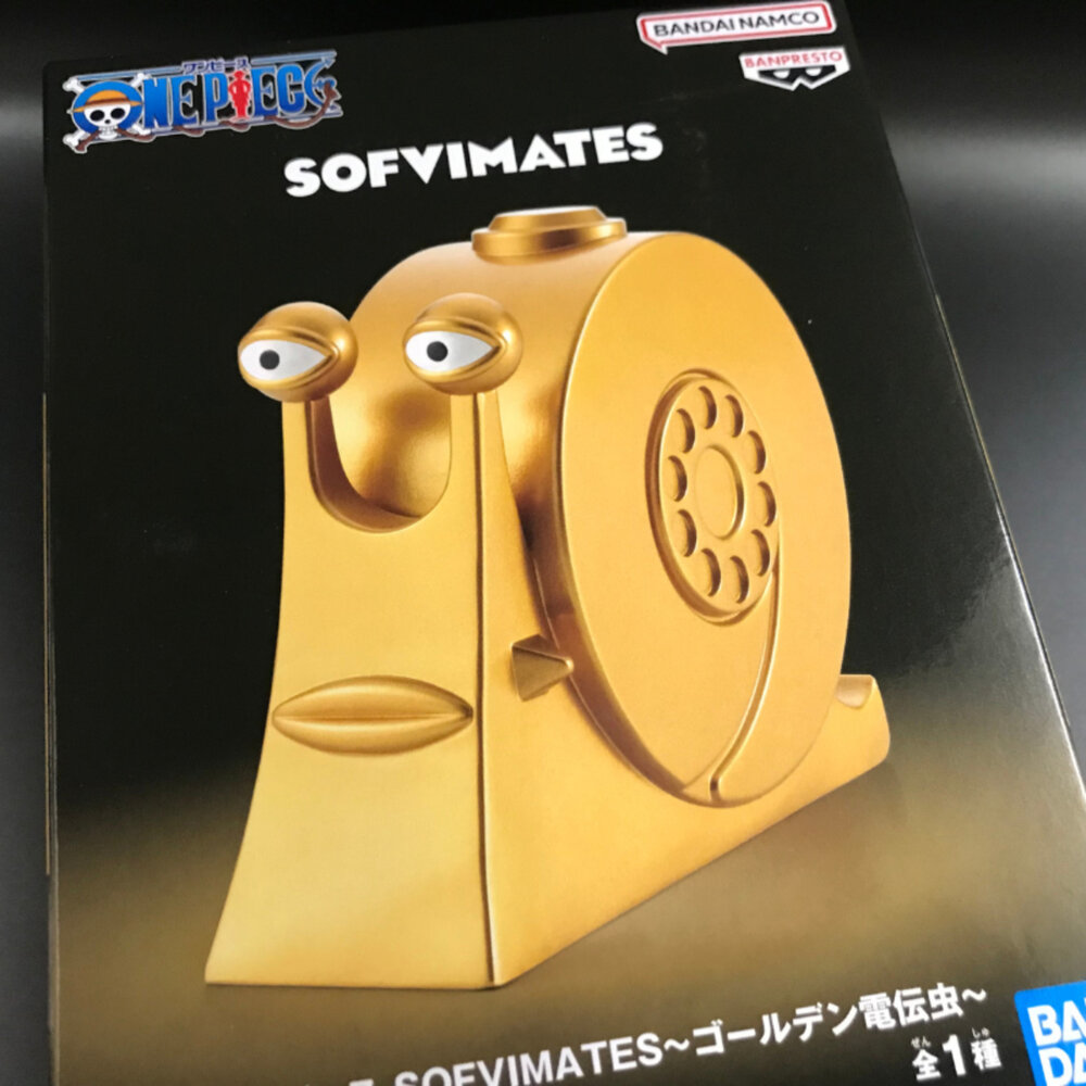 250426195843-現貨 金證 黃金電話蟲 航海王 全新 正版 BANPRESTO SOFVIMATES 海賊 公仔
