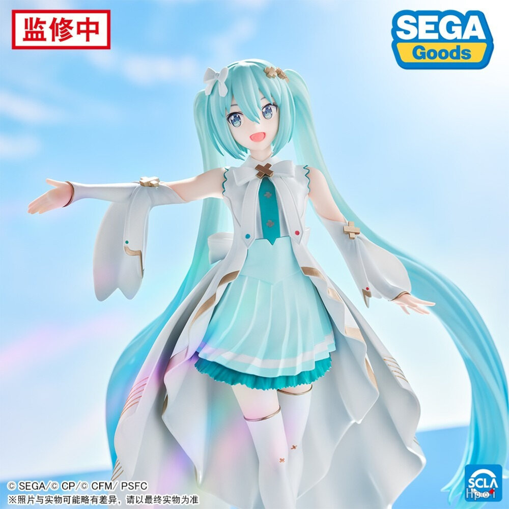 預購 10月 開窗世界的初音未來 景品 正版 SEGA LUMINASTA 初音 公仔-圖片-1