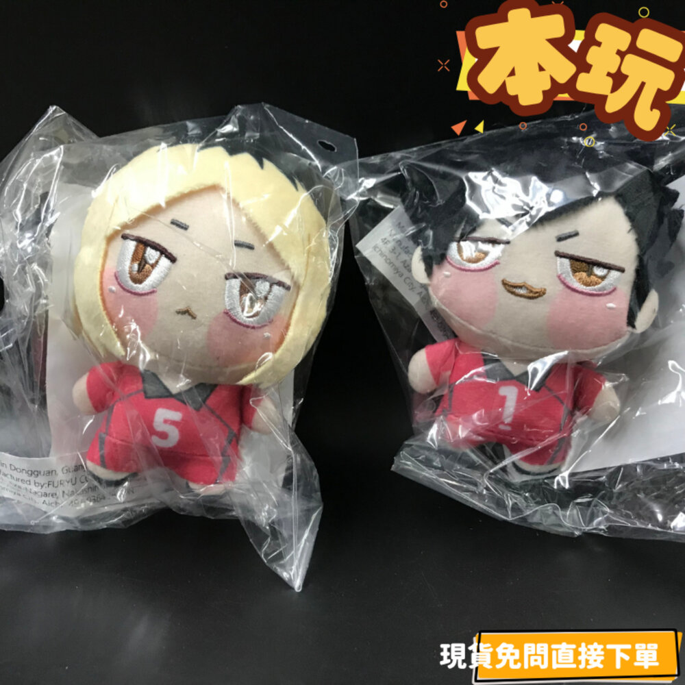現貨 孤爪研磨 黑尾鐵朗 排球少年 全新 FURYU Chopinui 玩偶 景品 公仔-圖片-1