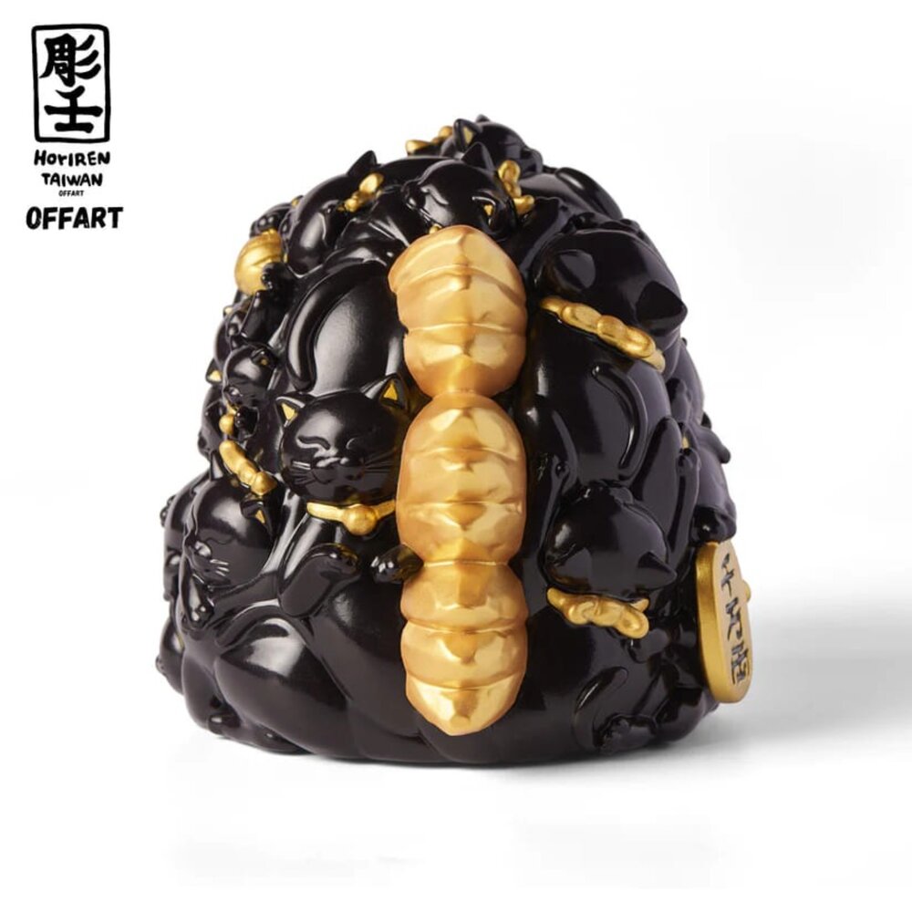 現貨 百貓紅蓮 招財頭雕 全新 正版 OFFART X 雕壬 PVC 公仔-圖片-5