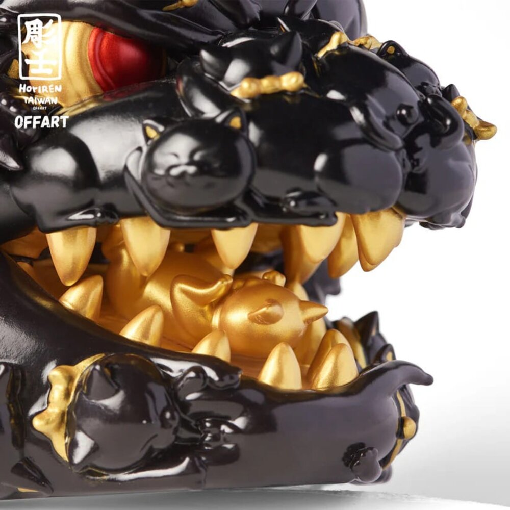 現貨 百貓紅蓮 招財頭雕 全新 正版 OFFART X 雕壬 PVC 公仔-圖片-7