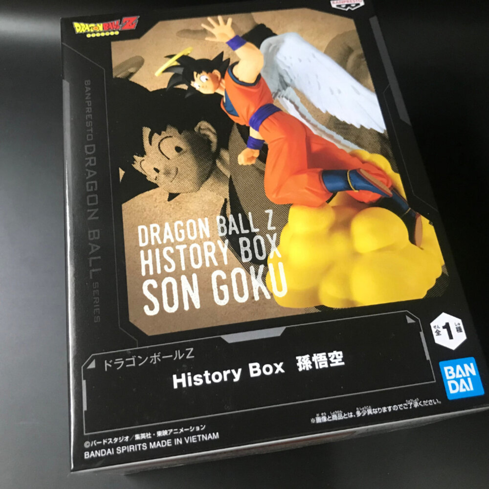 25282716261 - 現貨 日版 金證 景品 孫悟空 GOODBYE 全新 正版 HISTORY BOX 天使 悟空 公仔