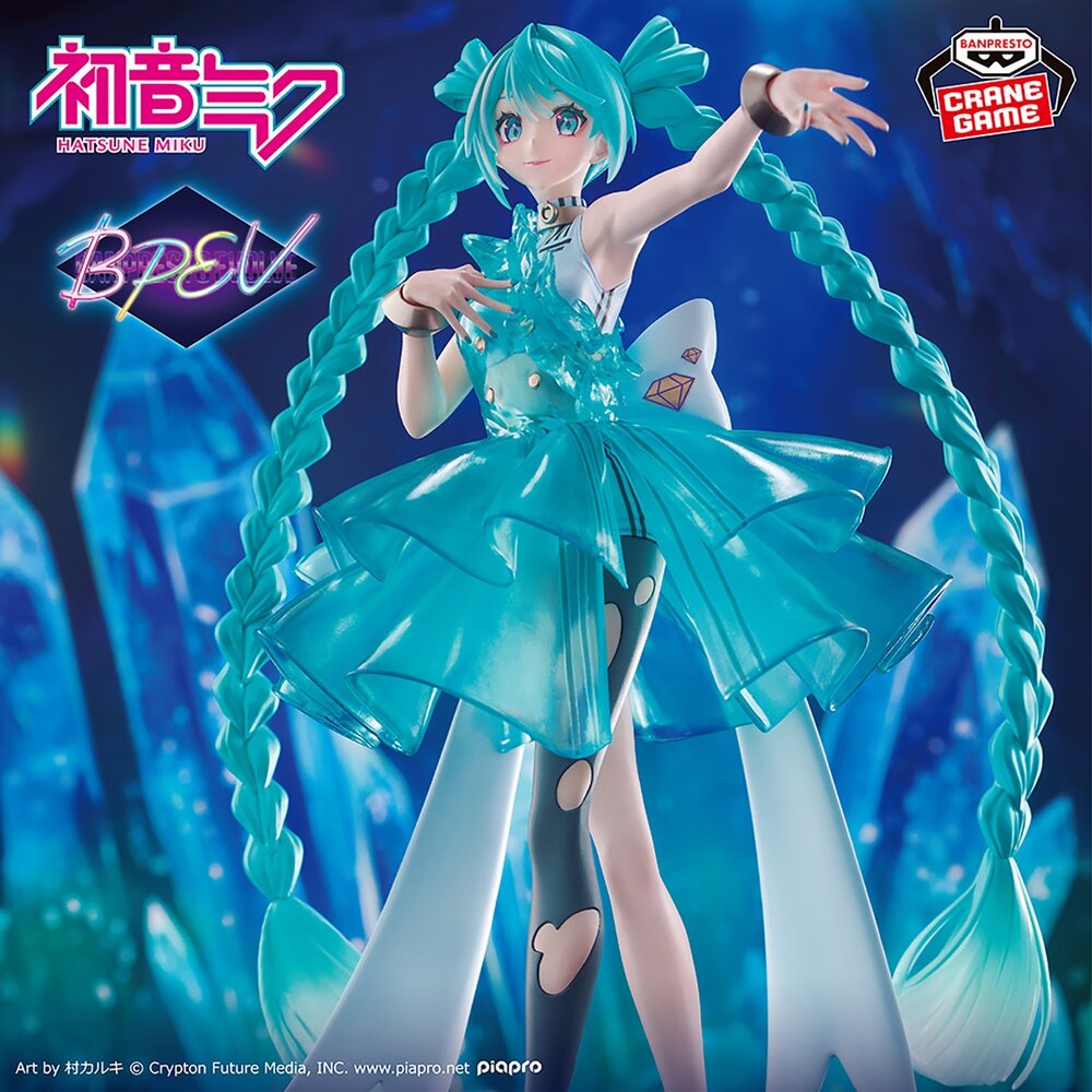 現貨 景品 初音未來 全新 正版 banpresto BPEV 翡翠 初音 公仔-圖片-1