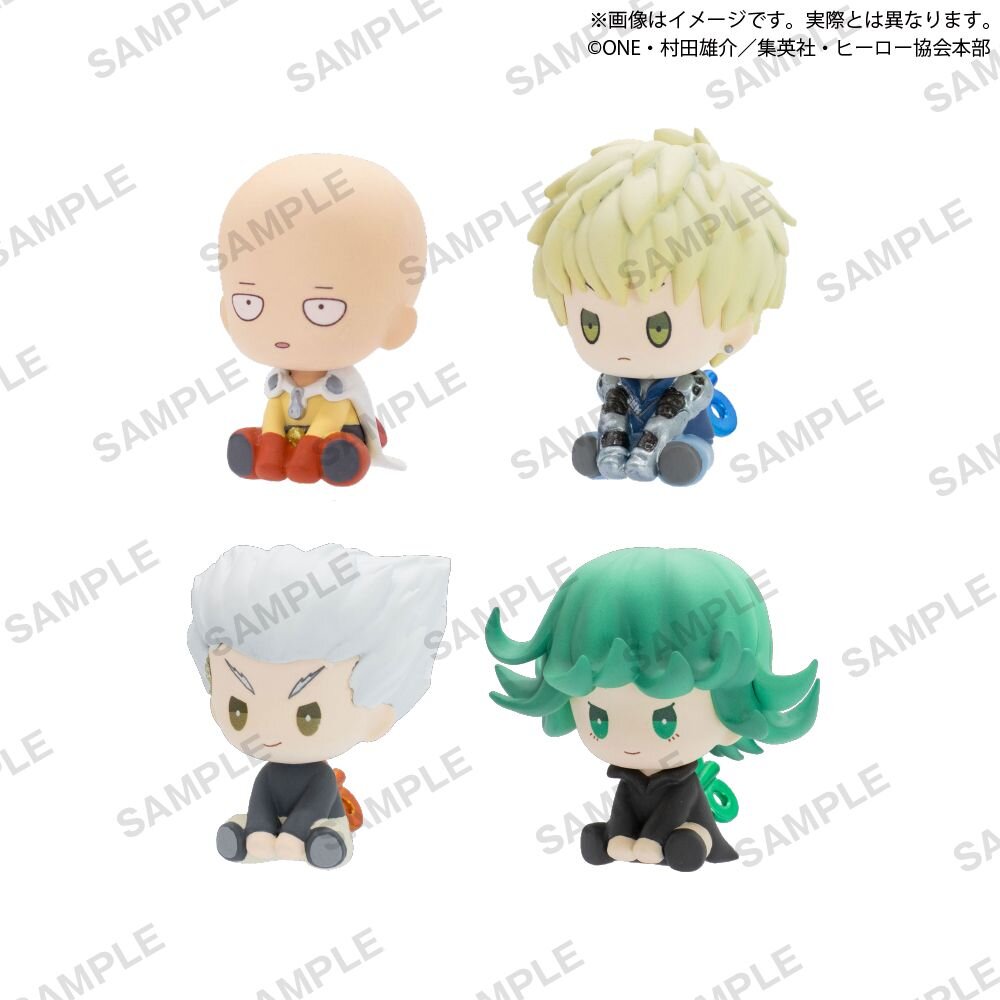 現貨 扭蛋 一拳超人 四款一組 發條公仔 全新 正版 Bushiroad 轉蛋 盒玩 傑諾斯 龍卷 餓狼 公仔-圖片-6