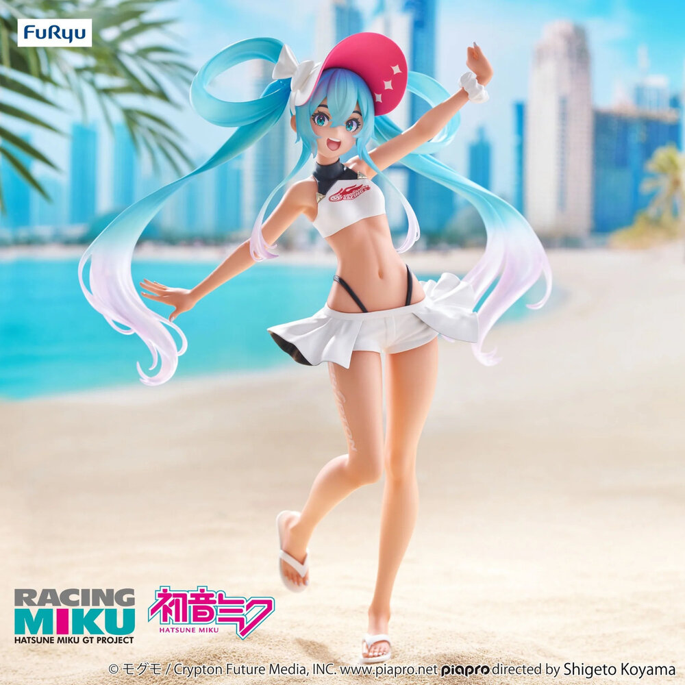 現貨 景品 初音未來 racing MIKU 2024 全新 正版 FURYU TRIO TRY IT 暑假 公仔-圖片-1