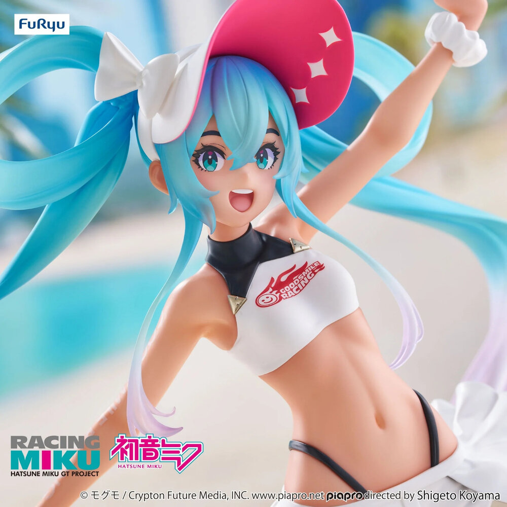 現貨 景品 初音未來 racing MIKU 2024 全新 正版 FURYU TRIO TRY IT 暑假 公仔-圖片-3