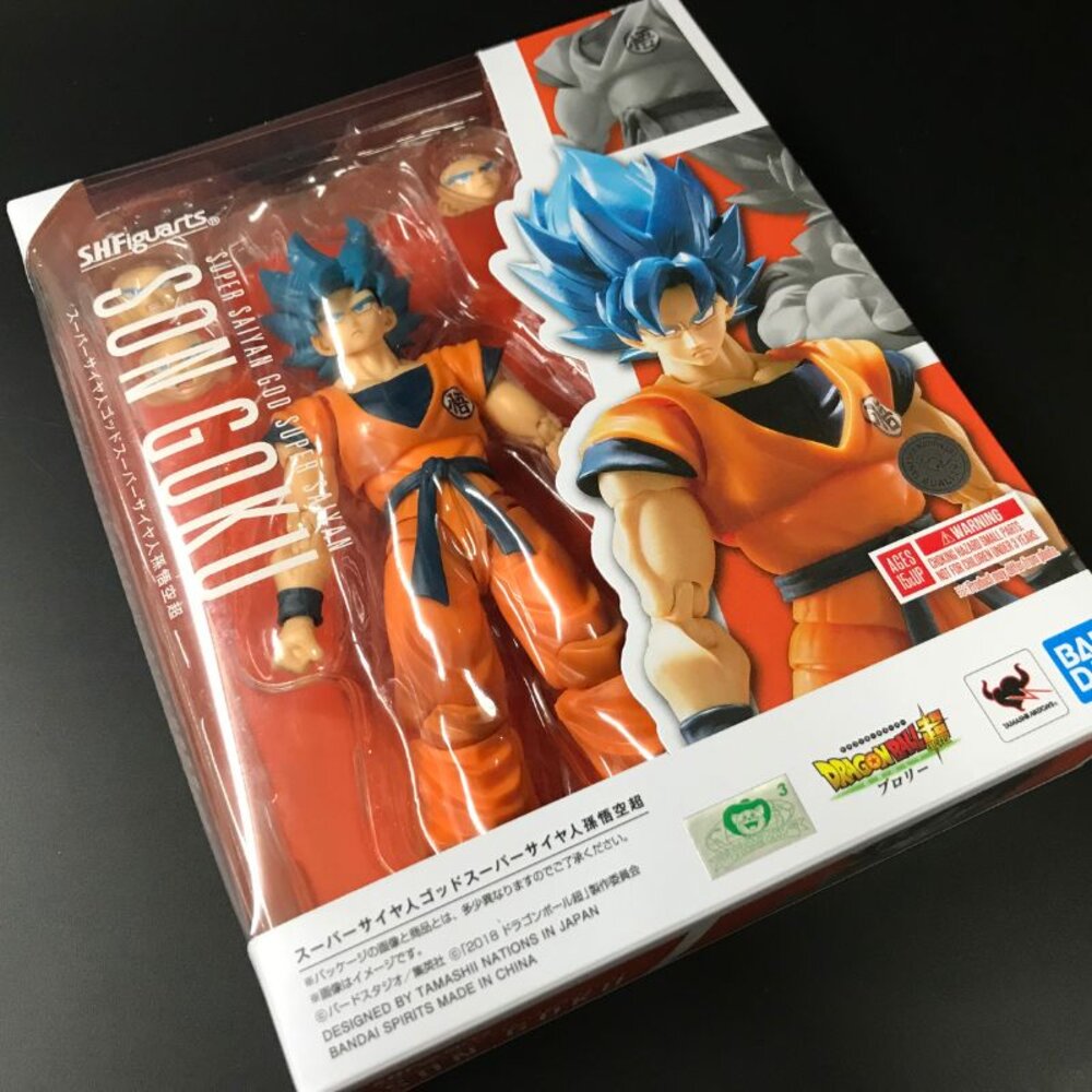 4573102557001-現貨 S.H.Figure 孫悟空 超級賽亞人 藍 七龍珠 全新 正版 BANDAI SHF 超藍 超賽藍 公仔