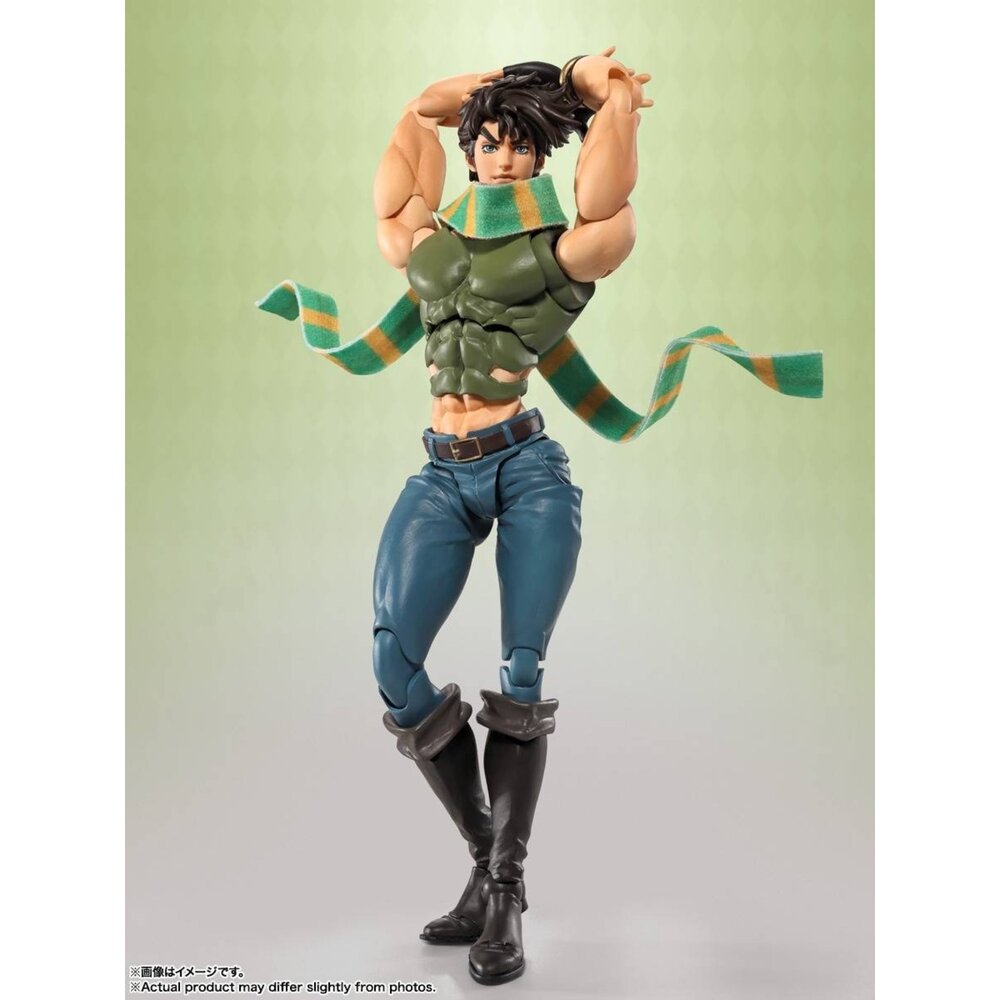 現貨 S.H.Figuarts 喬瑟夫 喬斯達 JOJO 冒險野郎 全新 正版 BANDAI SHF 可動 公仔-圖片-6