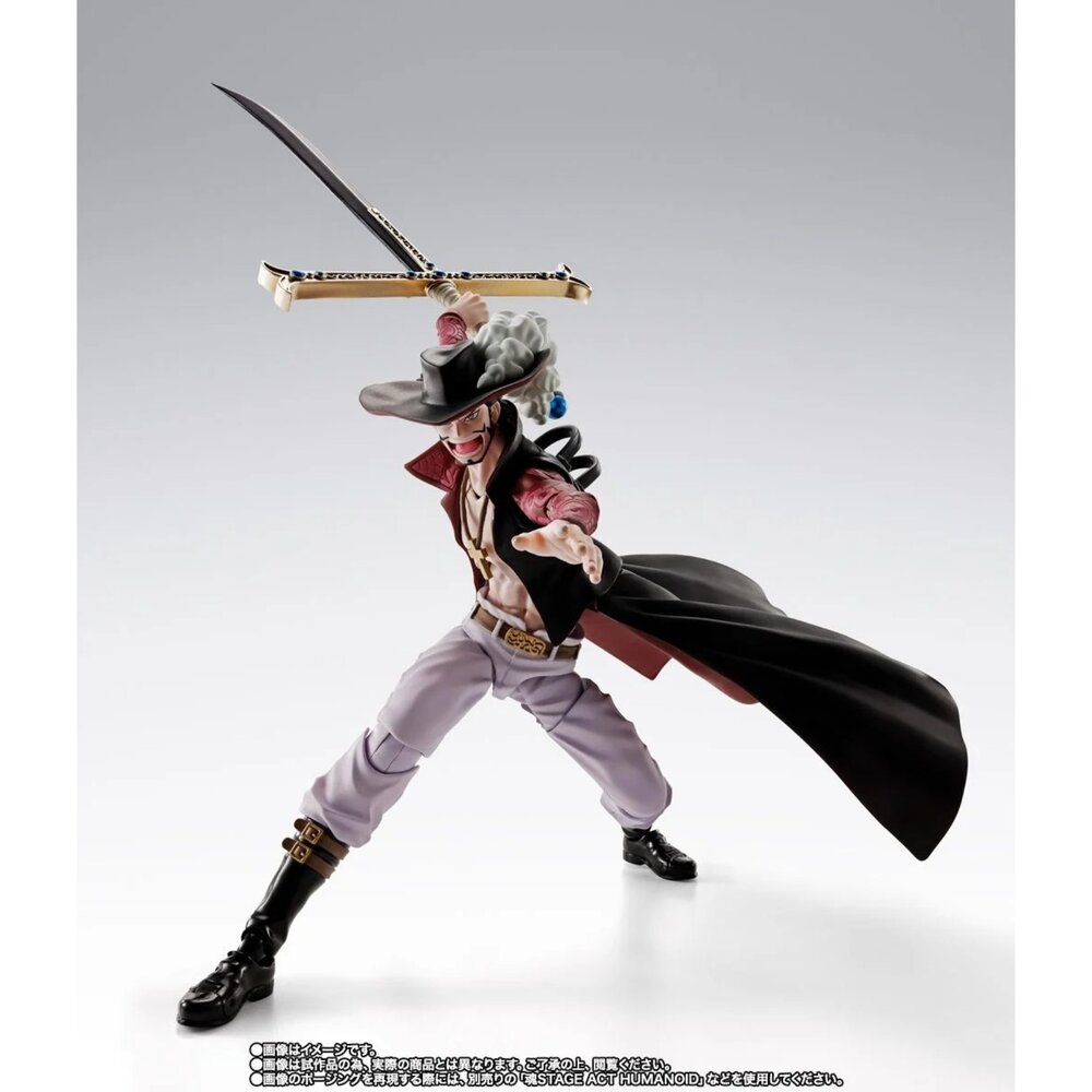 現貨 S.H.Figuarts 喬拉可爾·密佛格 鷹眼 航海王 全新 正版 BANDAI SHF 可動 海賊 公仔-圖片-3