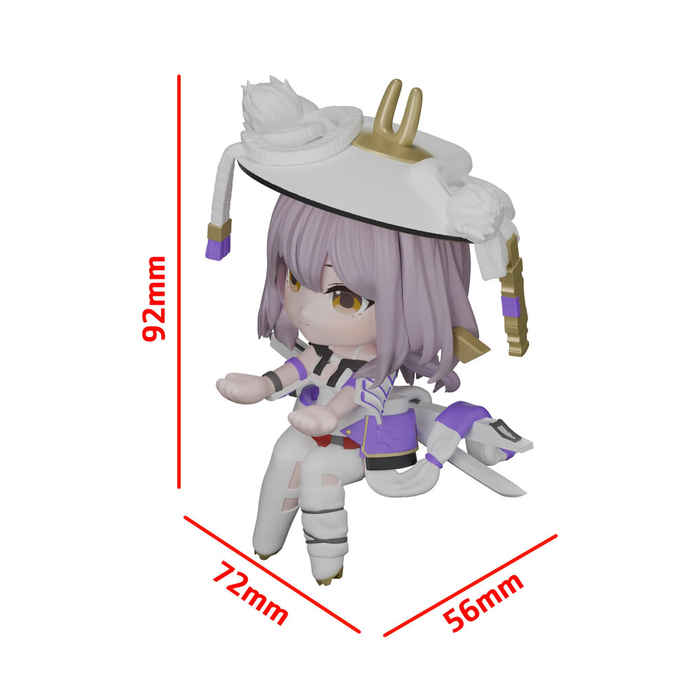 現貨 紅蓮 勝利女神 妮姬 正版 ClawsUP 泡麵蓋 坐姿 杯麵架 公仔-圖片-2