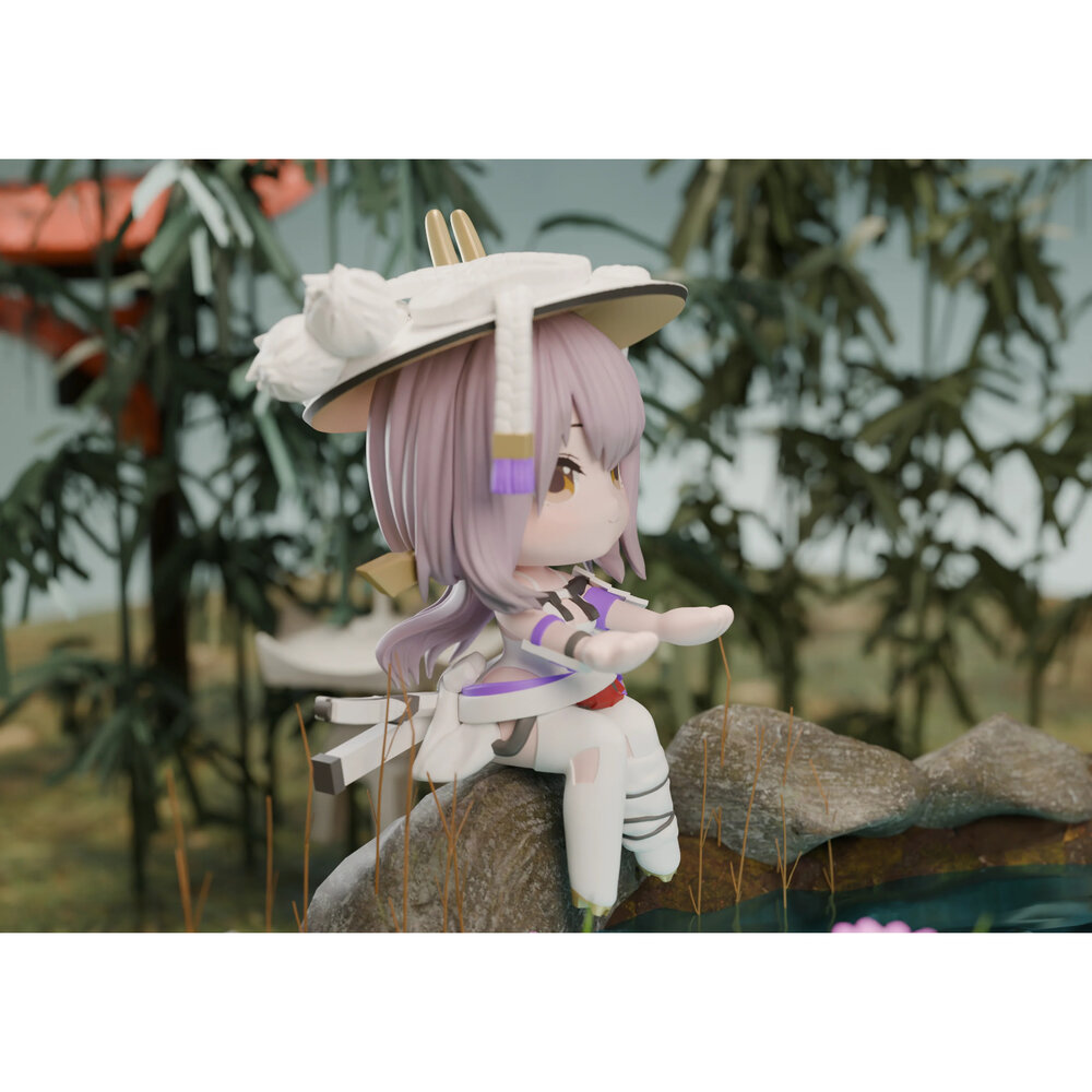 現貨 紅蓮 勝利女神 妮姬 正版 ClawsUP 泡麵蓋 坐姿 杯麵架 公仔-圖片-6