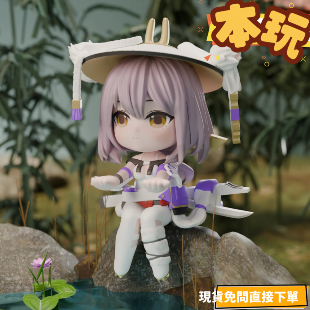 4573600140040-現貨 紅蓮 勝利女神 妮姬 正版 ClawsUP 泡麵蓋 坐姿 杯麵架 公仔
