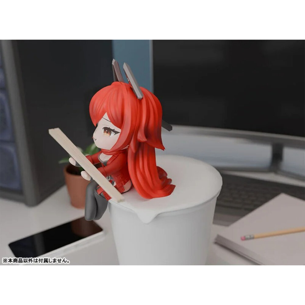 現貨 小紅帽 勝利女神 妮姬 正版 ClawsUP 泡麵蓋 坐姿 杯麵架 公仔-圖片-6