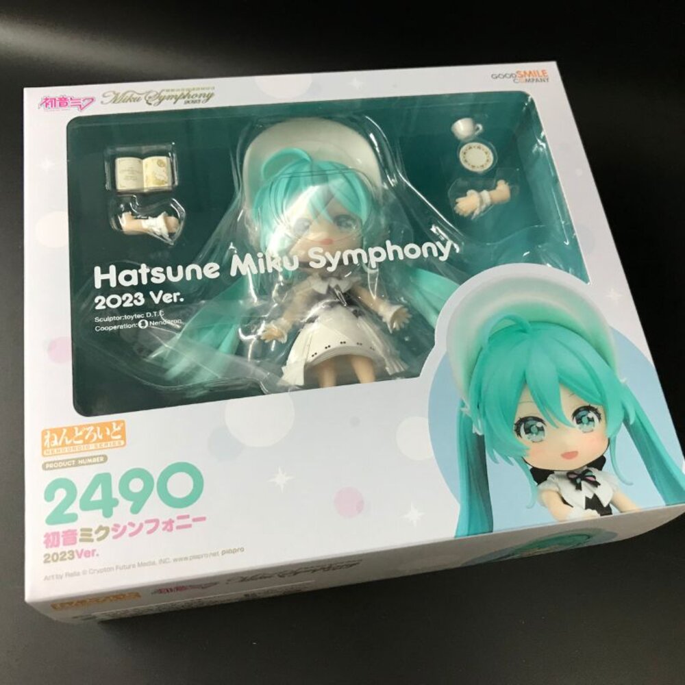 4580590194823-現貨 黏土人 初音未來交響樂 2023ver. 全新 正版 GSC PVC 2390 初音 公仔