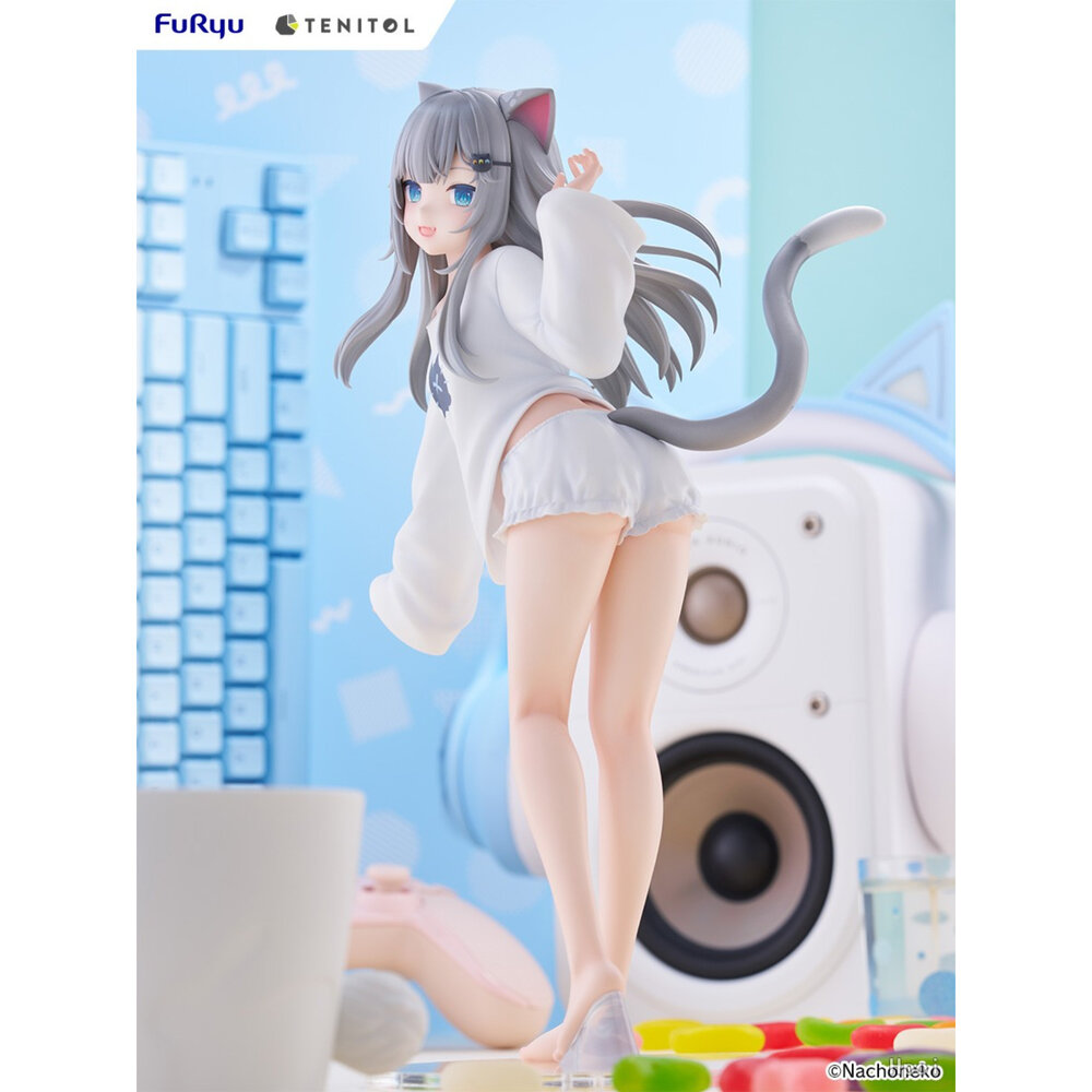 預購 11月 TENITOL Nachoneko 正版 FURYU PVC TALL 甘城貓貓 公仔-圖片-5